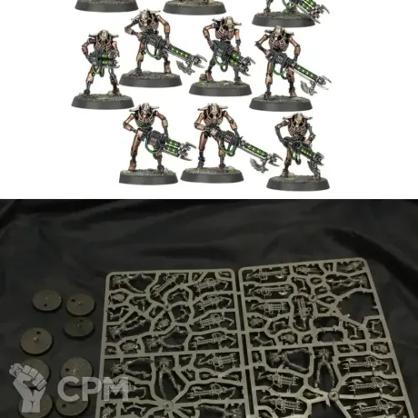 Описание картинки Necron Warriors x 10 от Svarden по цене 1 200руб | Свободный Рынок Миниатюр - СРМ