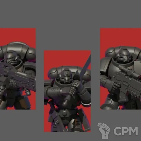 Описание картинки Infernus Squad (10 огнемётчиков) от Tridax Forge по цене 100руб | Свободный Рынок Миниатюр - СРМ