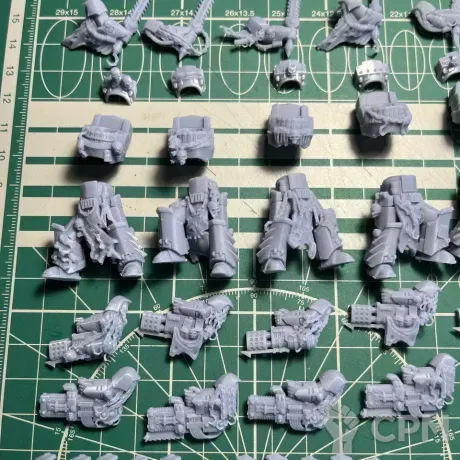 Описание картинки Night Lords Contekar terminators от Recruiter по цене 650руб | Свободный Рынок Миниатюр - СРМ