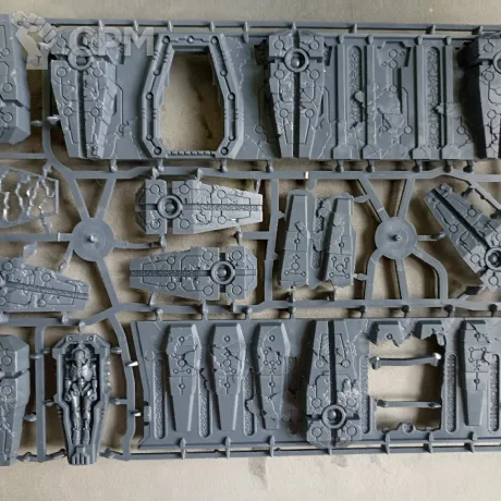 Описание картинки Террейн из Kill Team Tomb World (три литника), оригинал на литниках от Пилорама по цене 3 500руб | Свободный Рынок Миниатюр - СРМ