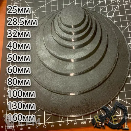 Описание картинки База 32мм. Base 32mm от R.E.print по цене 20руб | Свободный Рынок Миниатюр - СРМ