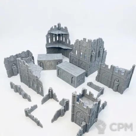 Описание картинки Battle nun set от 3D Wargaming по цене 2 000руб | Свободный Рынок Миниатюр - СРМ