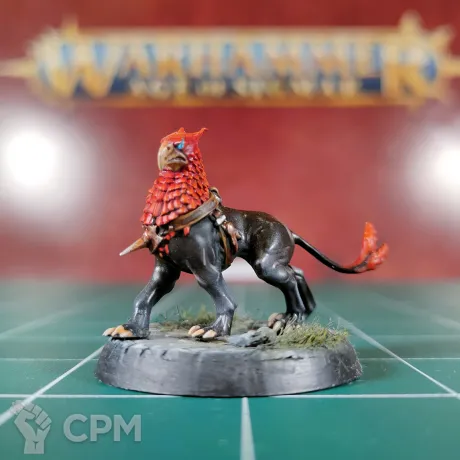 Описание картинки Stormcast Eternals Gryph Hound от Каджит по цене 998руб | Свободный Рынок Миниатюр - СРМ