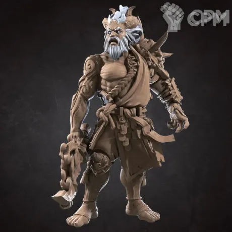 Описание картинки Дженази Воздуха, Друид (Genasi Air, Druid) от Gabrigame_Print по цене 330руб | Свободный Рынок Миниатюр - СРМ