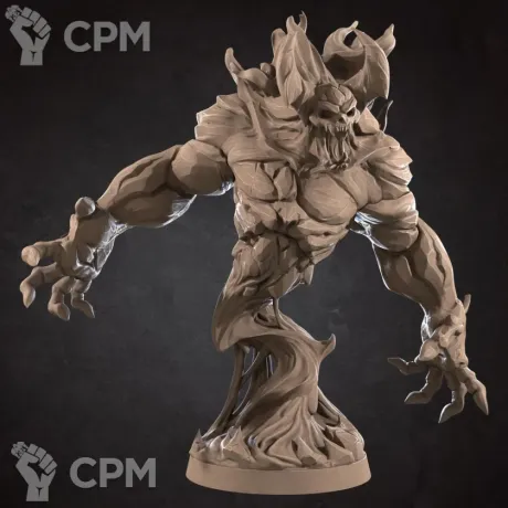 Описание картинки Элементаль Огня (Fire Elemental) от Gabrigame_Print по цене 650руб | Свободный Рынок Миниатюр - СРМ