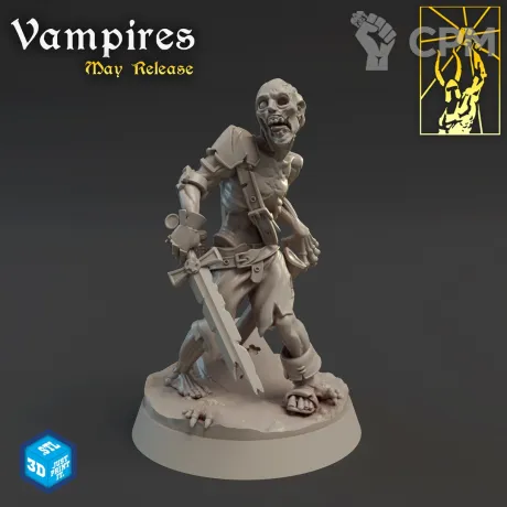 Описание картинки Зомби 5 (Zombie 5) от Gabrigame_Print по цене 320руб | Свободный Рынок Миниатюр - СРМ