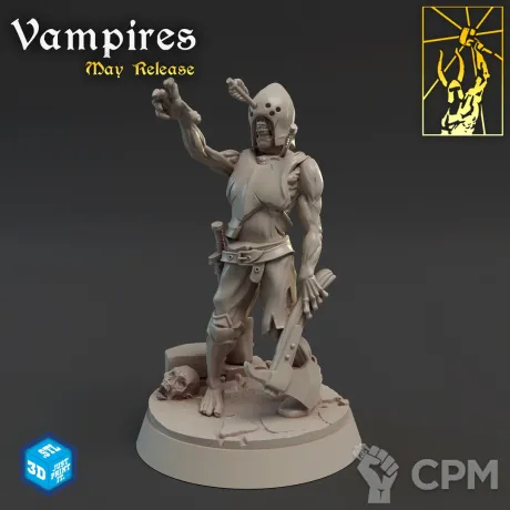 Описание картинки Зомби 4 (Zombie 4) от Gabrigame_Print по цене 320руб | Свободный Рынок Миниатюр - СРМ