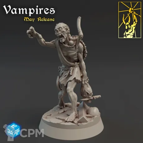 Описание картинки Зомби 3 (Zombie 3) от Gabrigame_Print по цене 320руб | Свободный Рынок Миниатюр - СРМ
