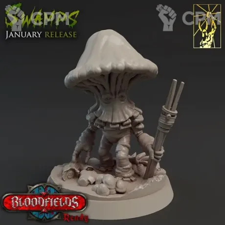 Описание картинки Миконид 2 (Myconid 2) от Gabrigame_Print по цене 330руб | Свободный Рынок Миниатюр - СРМ