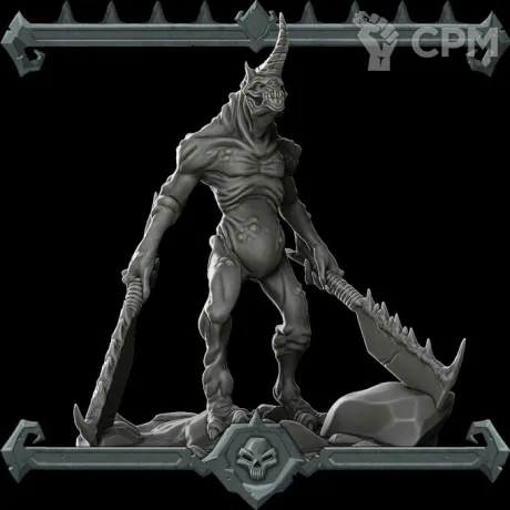 Описание картинки Чумной Демон (Plague Fiend) от Gabrigame_Print по цене 1 310руб | Свободный Рынок Миниатюр - СРМ