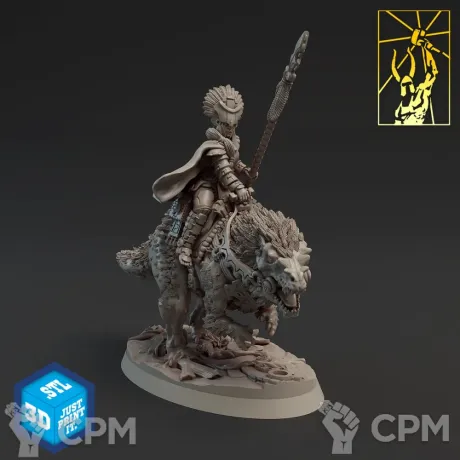 Описание картинки Амазонка, Наездница 3 (Amazon, Rider 3) от Gabrigame_Print по цене 730руб | Свободный Рынок Миниатюр - СРМ