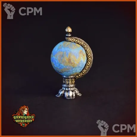 Описание картинки Напольный глобус от Gabrigame_Print по цене 310руб | Свободный Рынок Миниатюр - СРМ