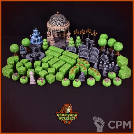 Описание картинки Графские сады от Gabrigame_Terrain по цене 7 900руб | Свободный Рынок Миниатюр - СРМ