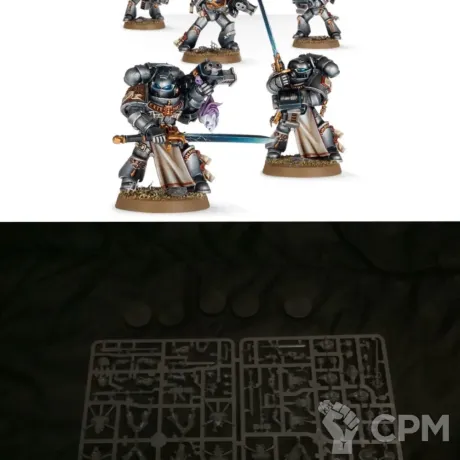 Описание картинки Grey Knights Strike Squad от Svarden по цене 2 800руб | Свободный Рынок Миниатюр - СРМ