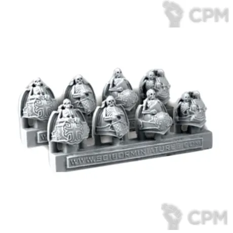 Описание картинки TEMPLAR SKELETON SHOULDER PADS (8) от TPC по цене 310руб | Свободный Рынок Миниатюр - СРМ