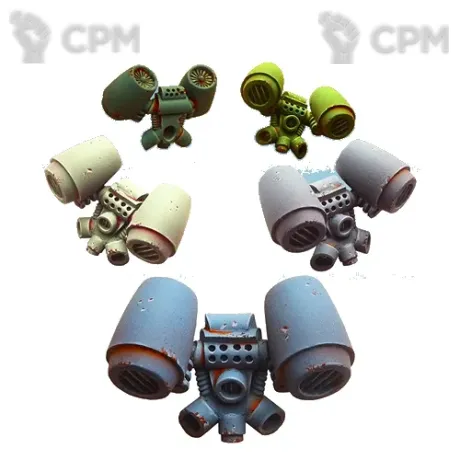 Описание картинки SPACE KNIGHTS JUMP PACKS (VER. 1) от TPC по цене 340руб | Свободный Рынок Миниатюр - СРМ