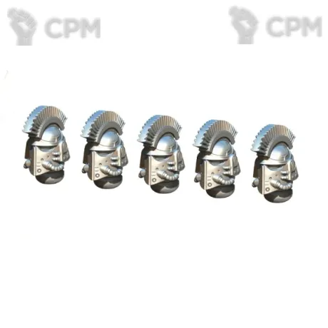 Описание картинки LEGIONARY VETERAN HEADS: IRON PATTERN от TPC по цене 190руб | Свободный Рынок Миниатюр - СРМ