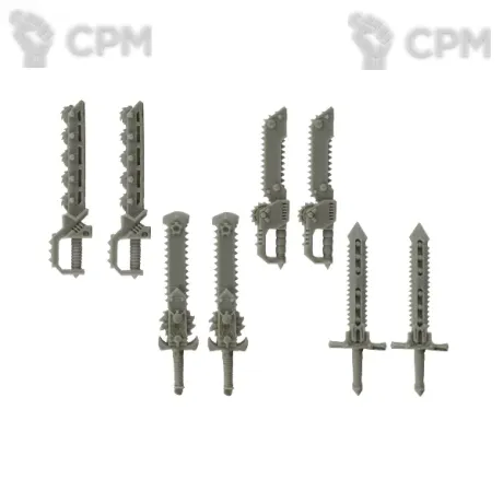Описание картинки LEGIONARY CHAIN SWORDS от TPC по цене 310руб | Свободный Рынок Миниатюр - СРМ