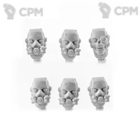 Описание картинки BIONIC SKULLS WITH RESPIRATOR (6) от TPC по цене 190руб | Свободный Рынок Миниатюр - СРМ