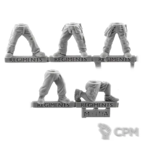 Описание картинки MILITIA LEGS - STATIC от TPC по цене 320руб | Свободный Рынок Миниатюр - СРМ