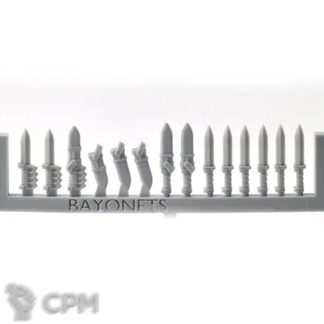 Описание картинки REGIMENTS BAYONET PACK от TPC по цене 140руб | Свободный Рынок Миниатюр - СРМ