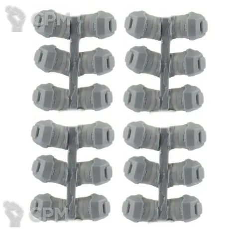 Описание картинки HEAVY ANGULAR SHOULDER PADS (12 PAIRS) от TPC по цене 190руб | Свободный Рынок Миниатюр - СРМ