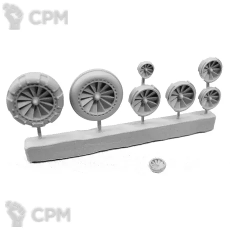 Описание картинки FANS - SPRUE OF 8 - VARIOUS от TPC по цене 350руб | Свободный Рынок Миниатюр - СРМ