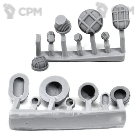 Описание картинки BULKHEAD LIGHTS - SPRUE OF 7 - VARIOUS от TPC по цене 210руб | Свободный Рынок Миниатюр - СРМ