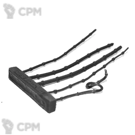Описание картинки POWER CABLES - BUNDLED CABLES - SPRUE OF 5 от TPC по цене 370руб | Свободный Рынок Миниатюр - СРМ