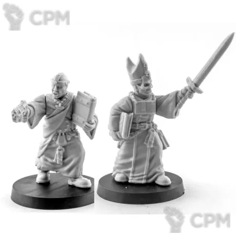 Описание картинки ROBED PRIESTS (2) от TPC по цене 510руб | Свободный Рынок Миниатюр - СРМ