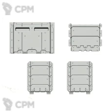 Описание картинки LEGIONARY TANK: EXTRA ARMOUR DOORS от TPC по цене 350руб | Свободный Рынок Миниатюр - СРМ