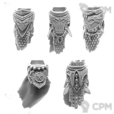 Описание картинки DRAGONBORN TORSOS от TPC по цене 350руб | Свободный Рынок Миниатюр - СРМ