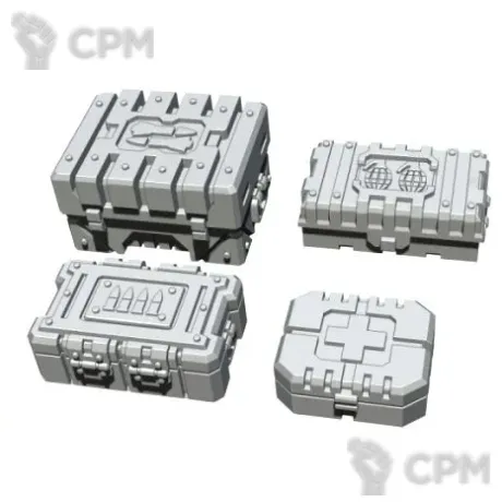 Описание картинки LEGIONARY SUPPLY BOXES от TPC по цене 280руб | Свободный Рынок Миниатюр - СРМ