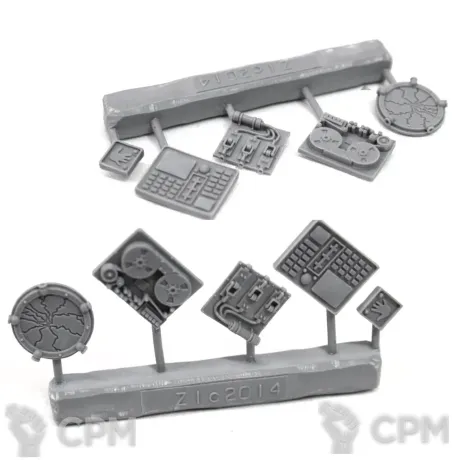 Описание картинки COMPUTER EQUIPMENT &amp; HAND SCANNER SPRUE от TPC по цене 230руб | Свободный Рынок Миниатюр - СРМ
