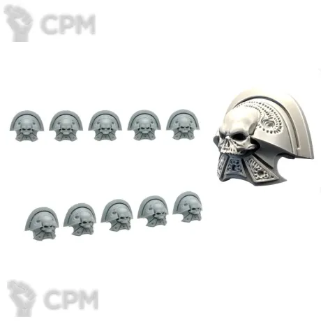 Описание картинки GREYSKULL SHOULDER PADS (10) от TPC по цене 290руб | Свободный Рынок Миниатюр - СРМ