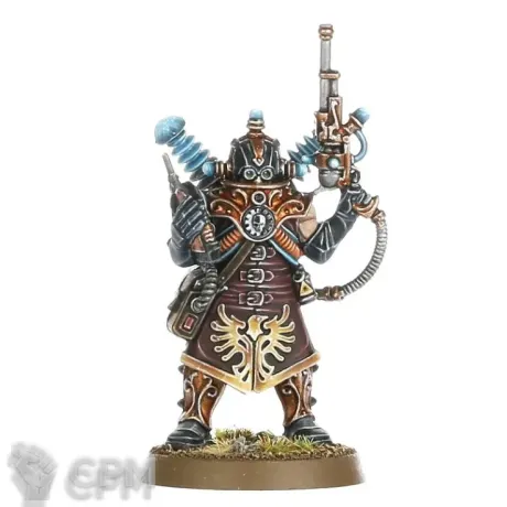 Описание картинки LARSEN VAN DER GRAUSS, A LECTRO-MAESTER TECH-PRIEST от TPC по цене 480руб | Свободный Рынок Миниатюр - СРМ