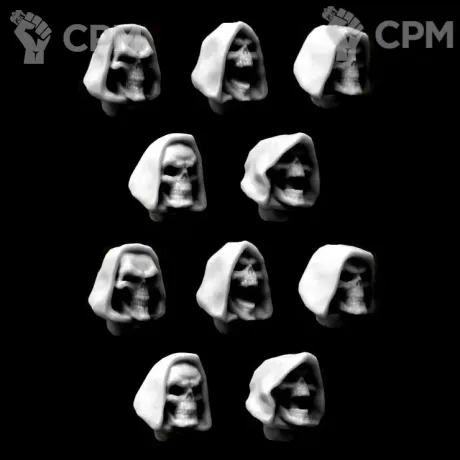 Описание картинки HOODED SKULLS (10) от TPC по цене 270руб | Свободный Рынок Миниатюр - СРМ