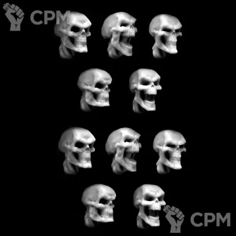 Описание картинки SKULLS SET (10) от TPC по цене 270руб | Свободный Рынок Миниатюр - СРМ