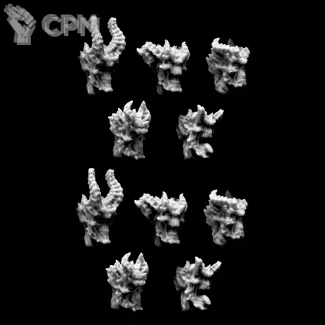 Описание картинки DEMON HEADS (10) от TPC по цене 270руб | Свободный Рынок Миниатюр - СРМ