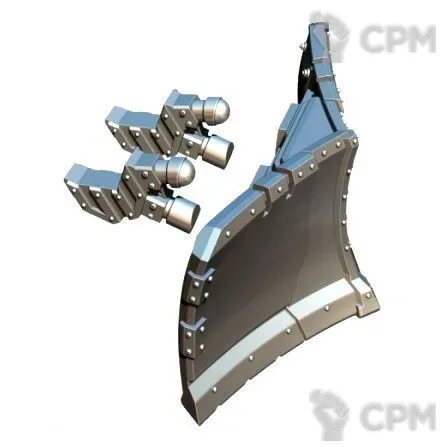 Описание картинки LEGIONARY ASSAULT TANK DOZER BLADE: V BLADE от TPC по цене 470руб | Свободный Рынок Миниатюр - СРМ