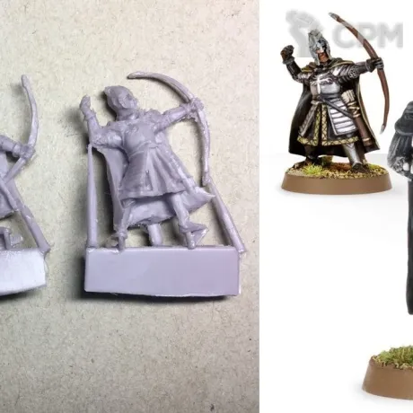 Описание картинки Minas Tirith Citadel Guard Archers. от  по цене 300руб | Свободный Рынок Миниатюр - СРМ