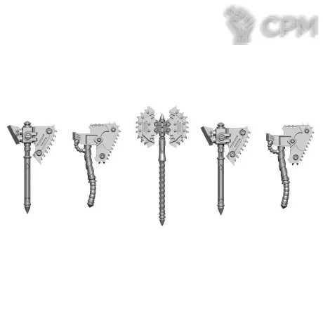 Описание картинки LEGIONARY CHAIN AXES (5) от TPC по цене 310руб | Свободный Рынок Миниатюр - СРМ