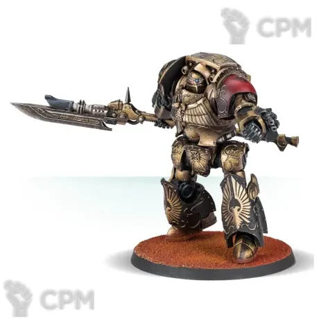 Описание картинки LEGIO CUSTODES CONTEMPTOR-ACHILLUS DREADNOUGHT от TPC по цене 1 900руб | Свободный Рынок Миниатюр - СРМ