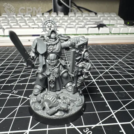 Описание картинки Индомитус Primaris Captain от MoNax по цене 100руб | Свободный Рынок Миниатюр - СРМ