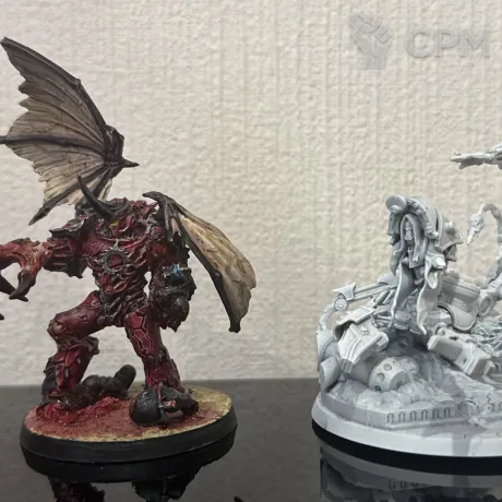 Описание картинки Argel Tal - The Crimson Lord, Commander of the Serrated Sun от Feodor по цене 100руб | Свободный Рынок Миниатюр - СРМ