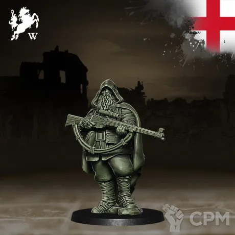 Описание картинки England-Sniper от 3D Wargaming по цене 150руб | Свободный Рынок Миниатюр - СРМ
