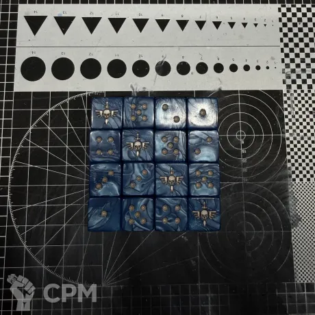 Описание картинки Space Marines Dice Set от Oxford по цене 3 000руб | Свободный Рынок Миниатюр - СРМ