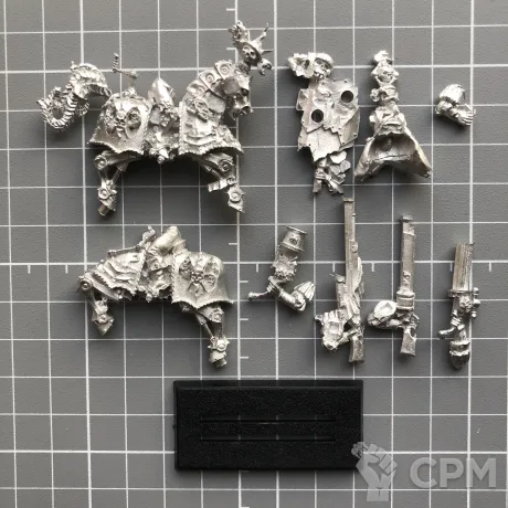 Описание картинки Empire Master Engineer on Mechanical Steed от Old Metal Collector по цене 4 900руб | Свободный Рынок Миниатюр - СРМ