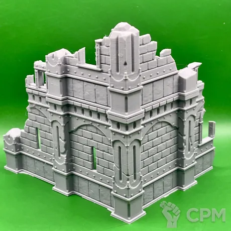 Описание картинки Азирская 2х этажная руина от 3D Wargaming по цене 620руб | Свободный Рынок Миниатюр - СРМ