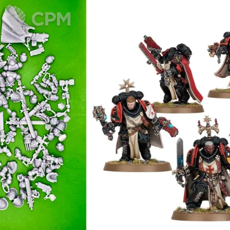 Описание картинки Black Templars Sword Brethren от 3D Wargaming по цене 1 000руб | Свободный Рынок Миниатюр - СРМ